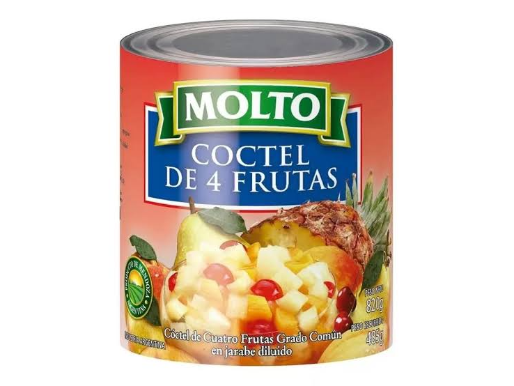 COCTEL MOLTO X 820 GR