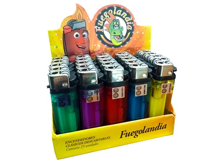 ENCENDEDOR FUEGOLANDIA X BLISTER X 25 UN