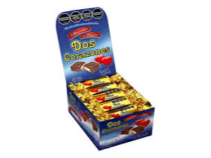 CHOCOLATE DOS CORAZONES X 26 GR