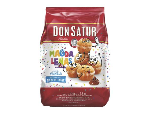 MAGDALENAS DON SATUR DULCE DE LECHE X 220 GR