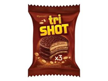 ALFAJOR TRISHOT TRIPLE NEGRO X 60 GR