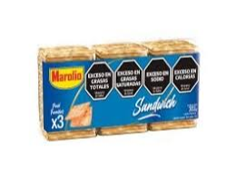 GALLETAS MAROLIO SANDWICH PACK X 3 UN