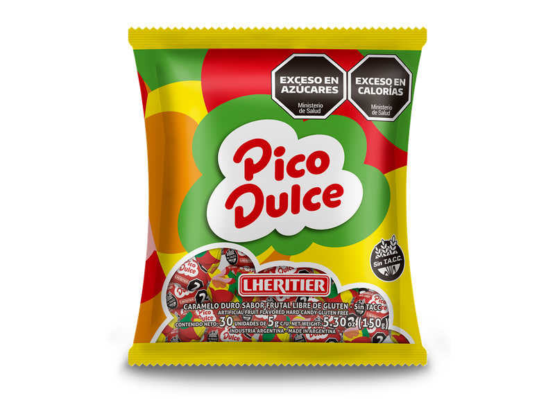 CARAMELO RELLENO FRUTAL PICO DULCE X 150 GR