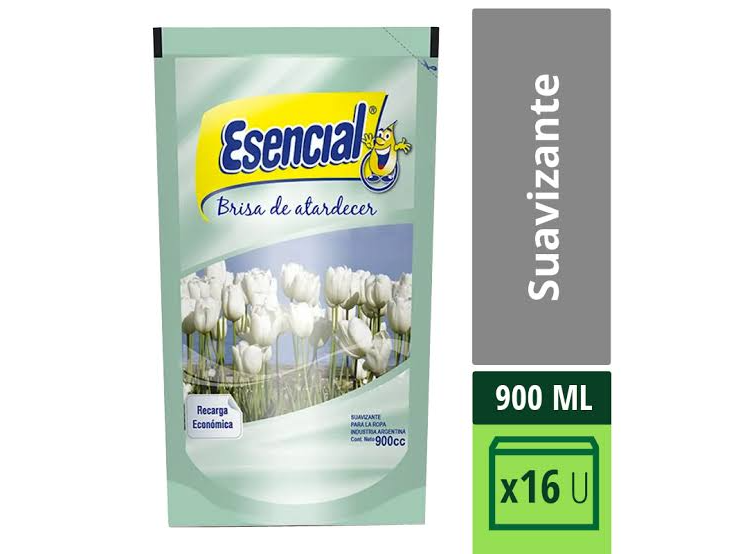 SUAVIZANTE ESENCIAL BRISA DE ATARDECER X 900 ML
