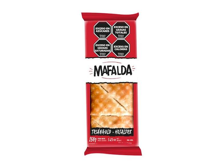TRIANGULITOS HOJALDRE MAFALDA X 150 GR