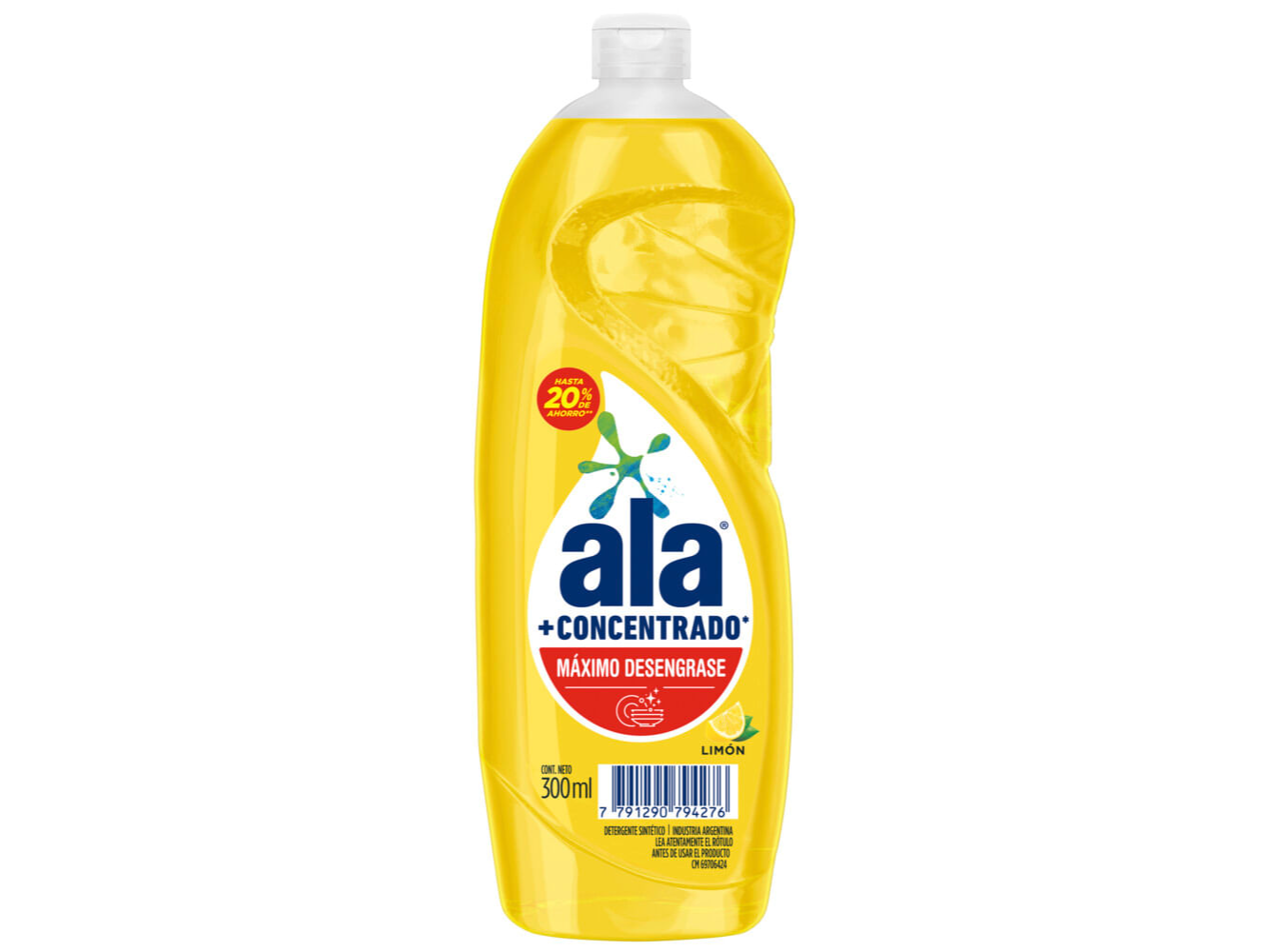DETERGENTE ALA CONCENTRADO LIMON X 300 ML