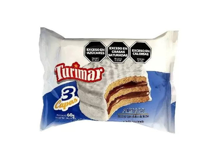 ALFAJOR TURIMAR TRIPLE BLANCO X 60 GR