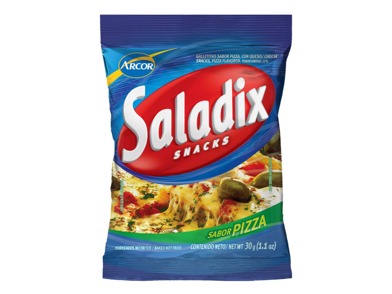 SALADIX PIZZA TIRA 6 UN X 30 GR