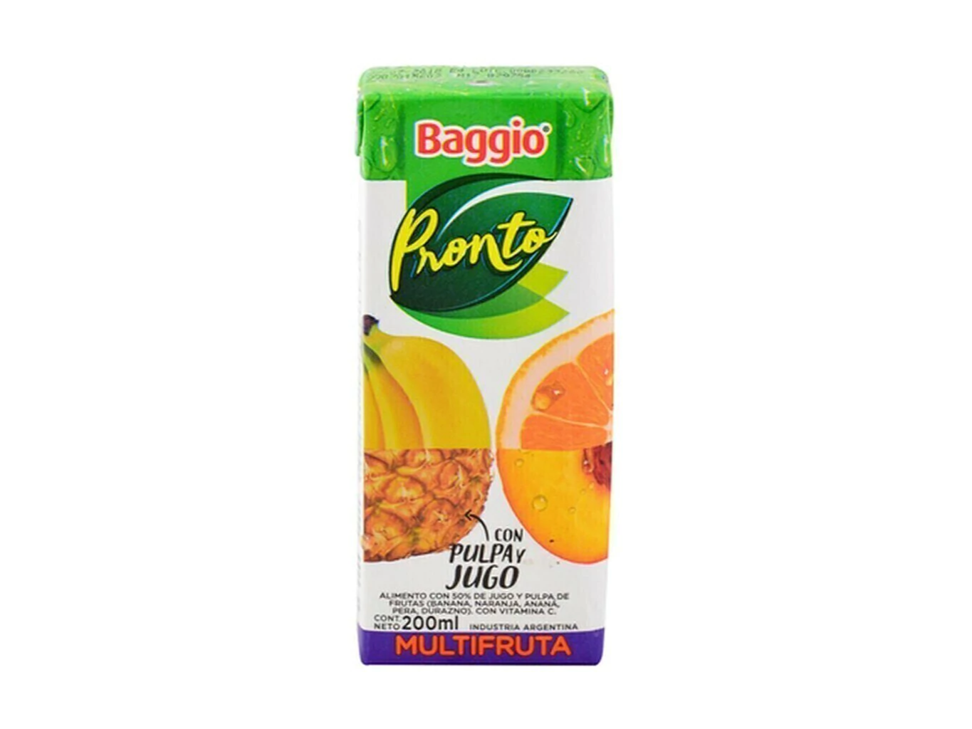 JUGOS BAGGIO MULTIFRUTA X 200 ML