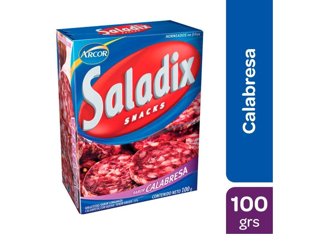 SALADIX CALABRESA BOX 6 UN X 100 GR