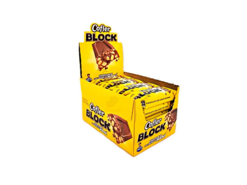 CHOCOLATE COFLER BLOCK X 38 GR