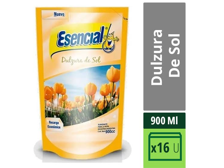 SUAVIZANTE ESENCIAL DULZURA DE SOL X 900 ML