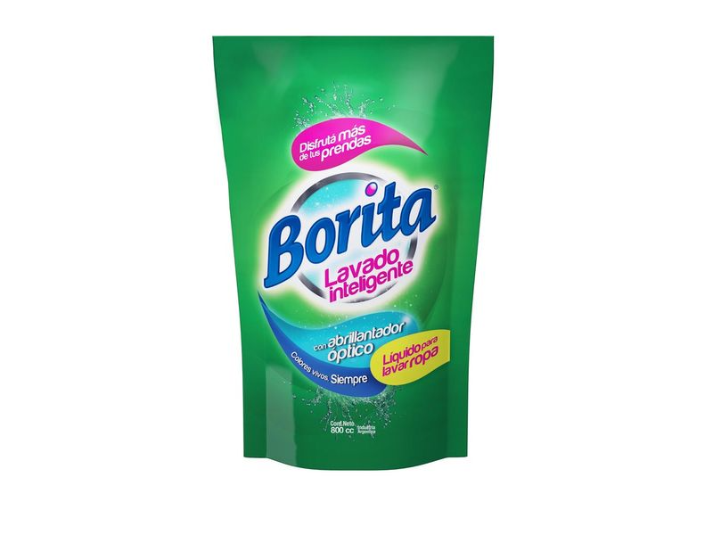JABON LIQUIDO BORITA LAVADO INTELIGENTE X 800 ML