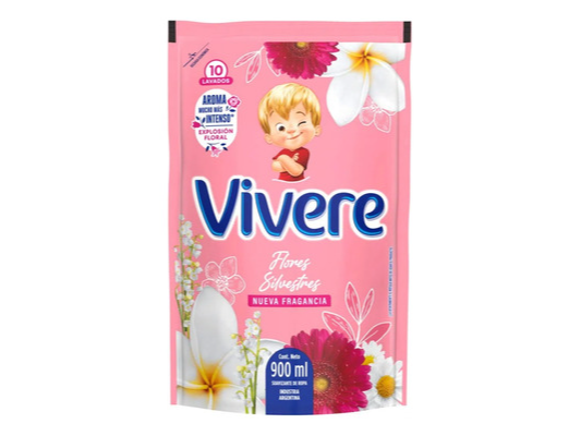 SUAVIZANTE VIVERE FLORES SILVESTRE X 900 ML