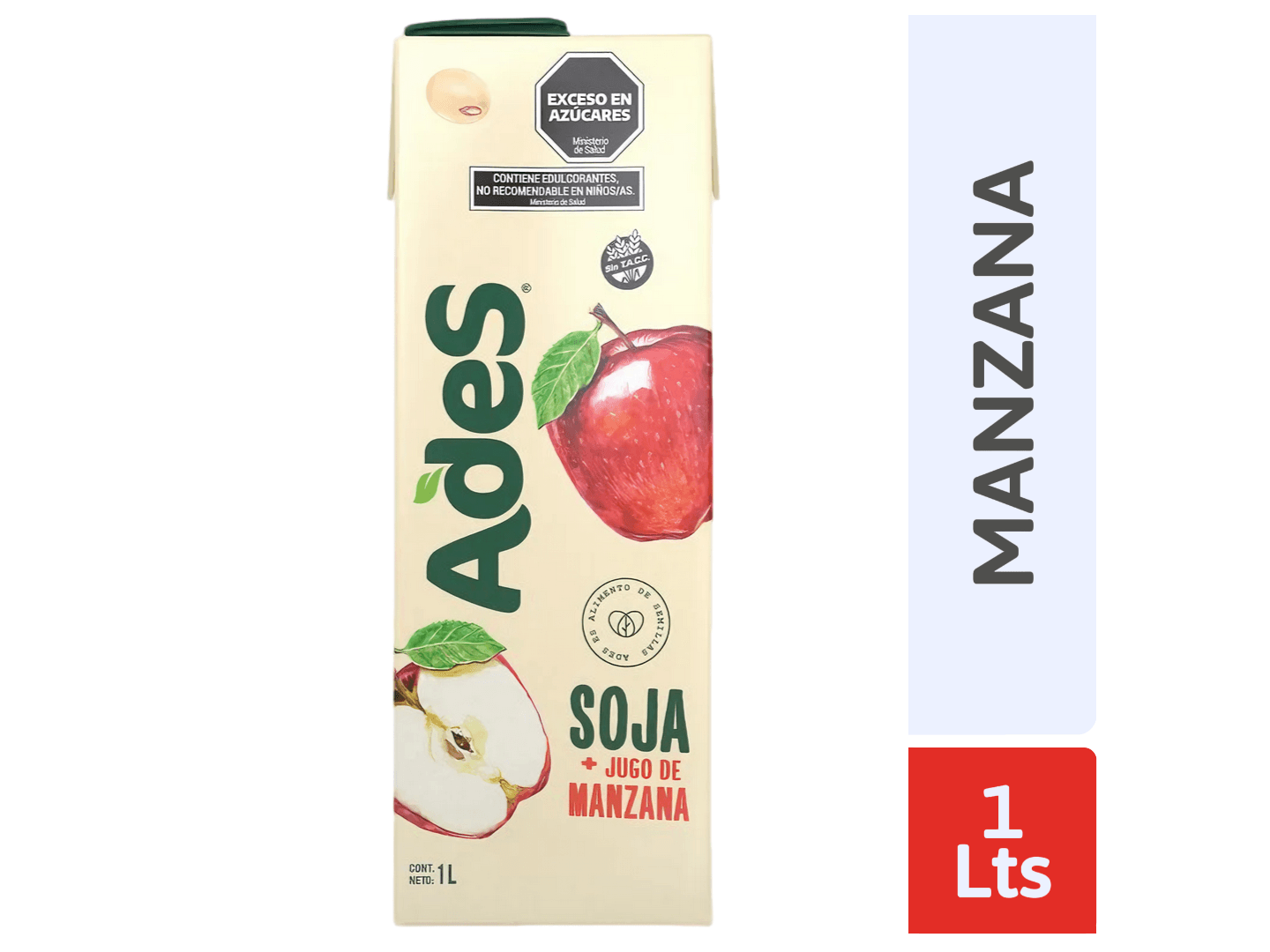 JUGO ADES MANZANA X 1 LT