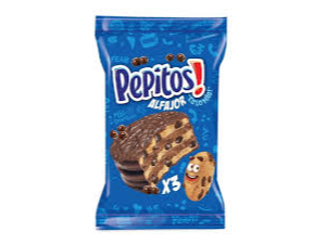 ALFAJOR PEPITOS TRIPLE X 57 GR