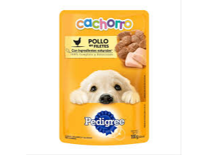 ALIMENTO PEDIGREE PERRO CACHORRO POLLO X SOBRE