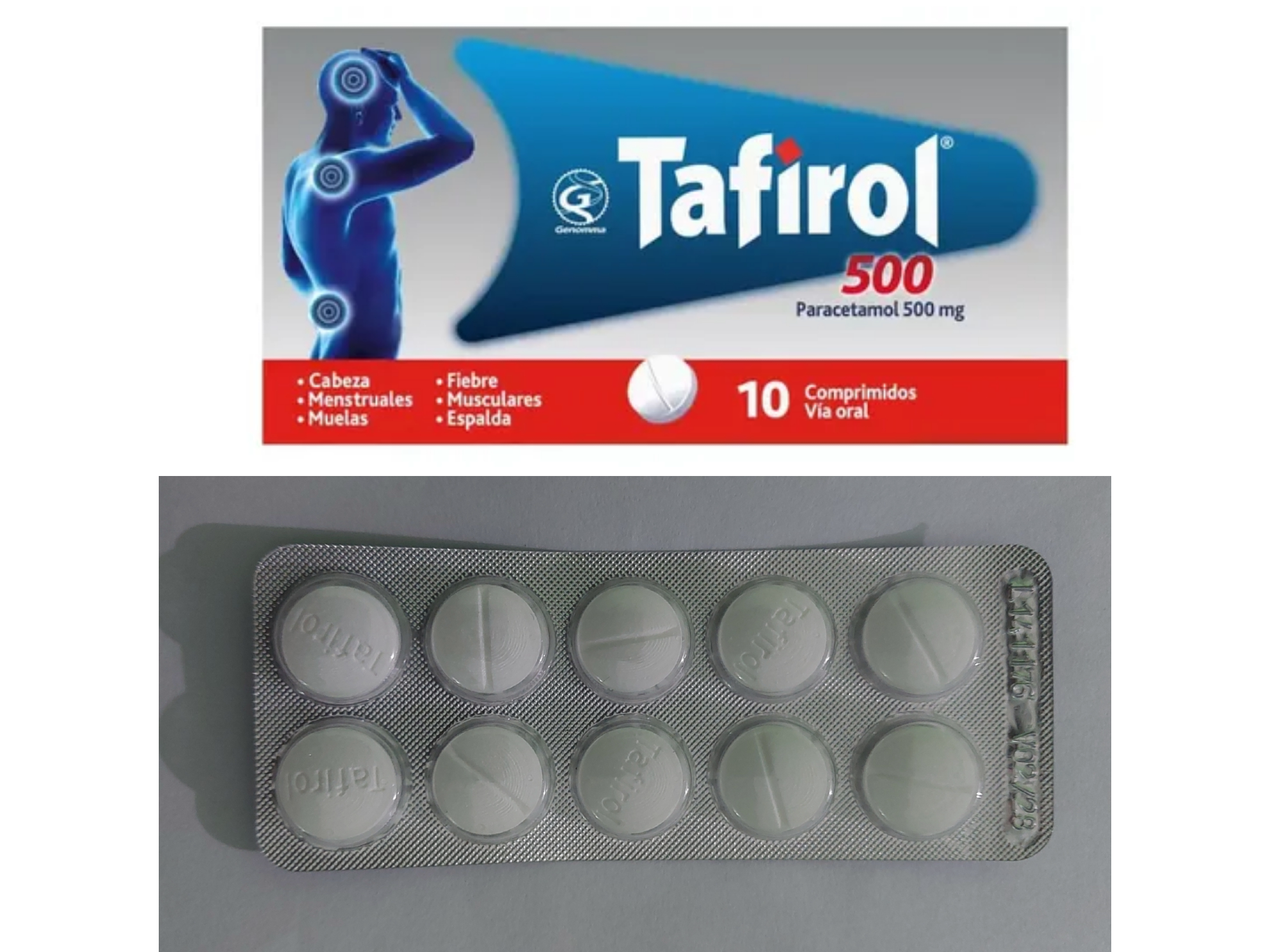 TAFIROL 500 COMPRIMIDOS