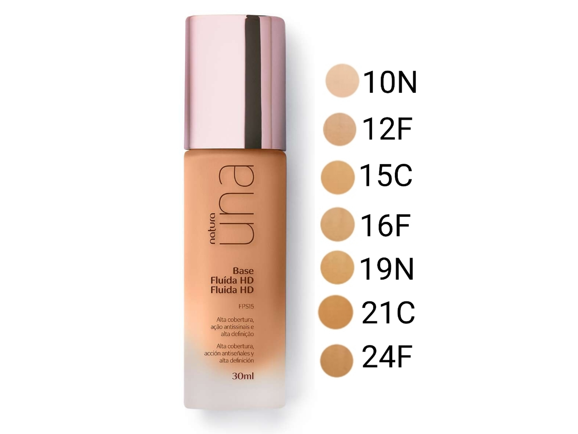 BASE FLUIDA HD 30 ml - Linea UNA