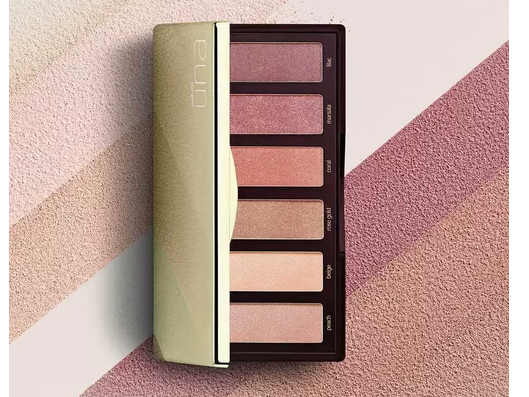 PALETA DE SOMBRAS ROSE -linea UNA