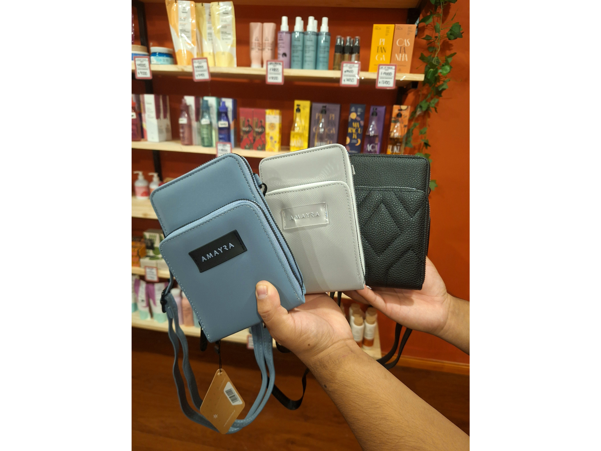 Portacelular color verde AMAYRA