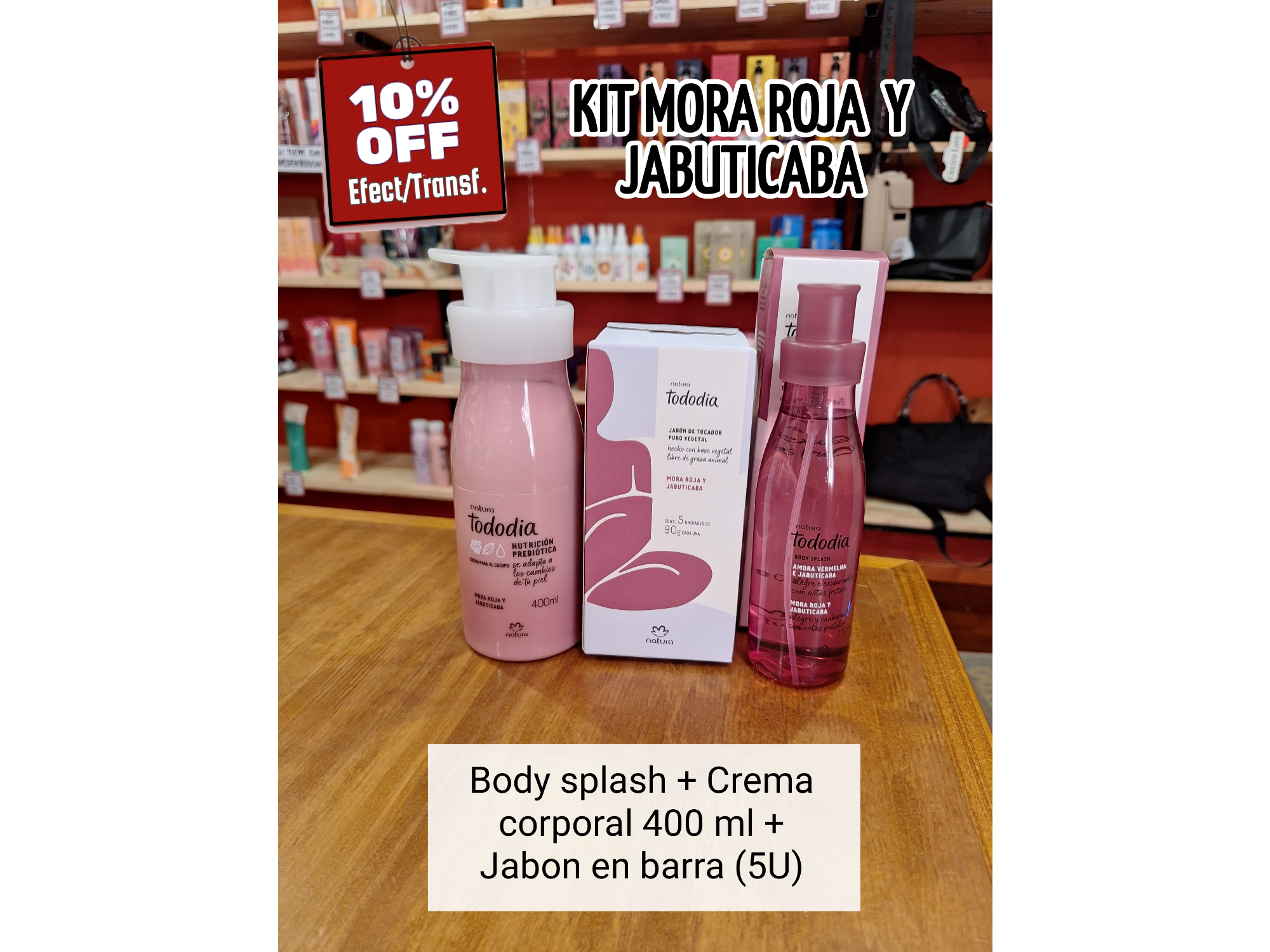 KIT MORA ROJA Y JABUTICABA