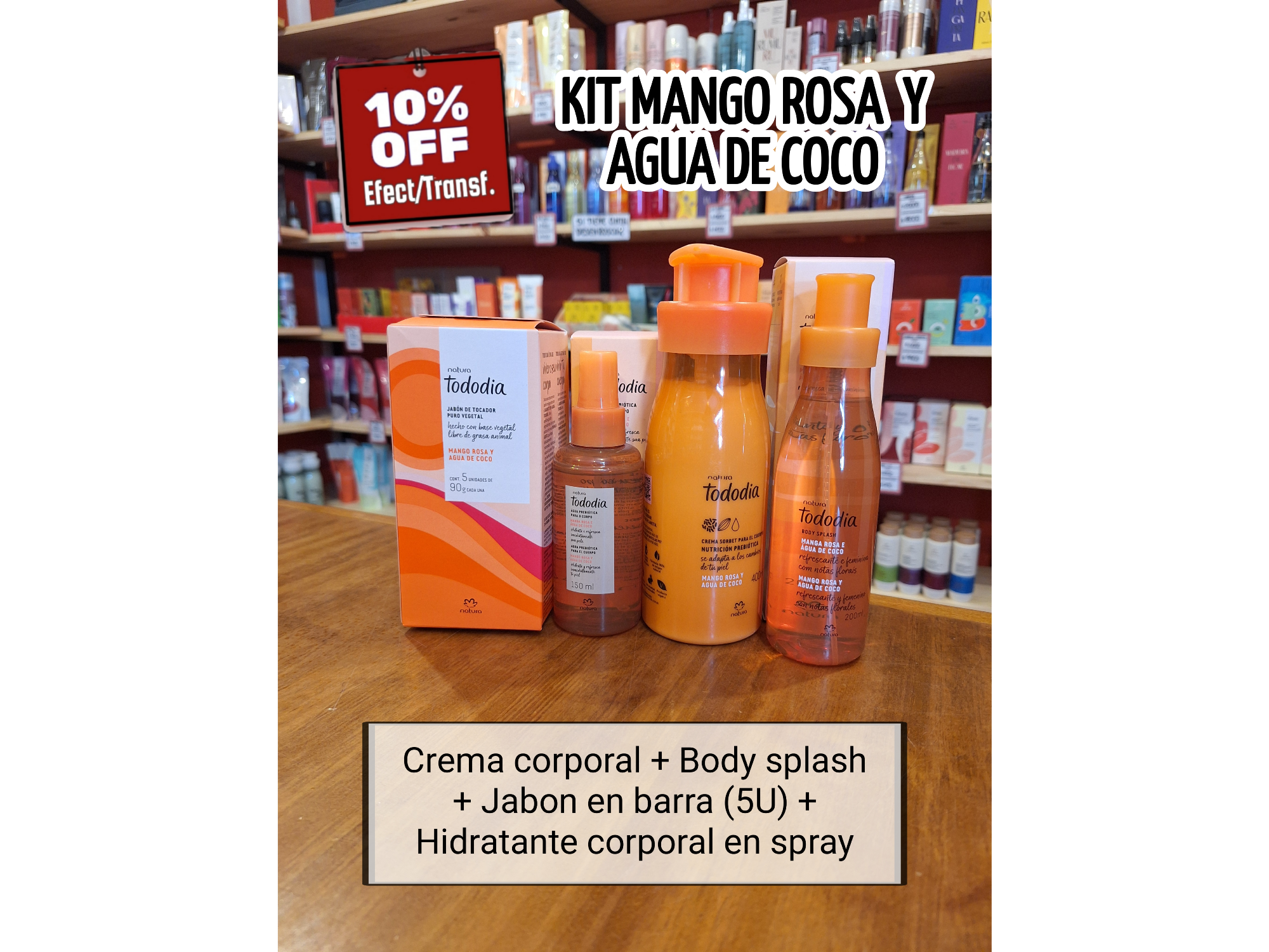 KIT MANGO ROSA Y AGUA DE COCO