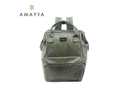 Mochila square verde militar -AMAYRA
