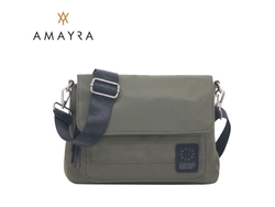 Morral street microfibra color verde AMAYRA
