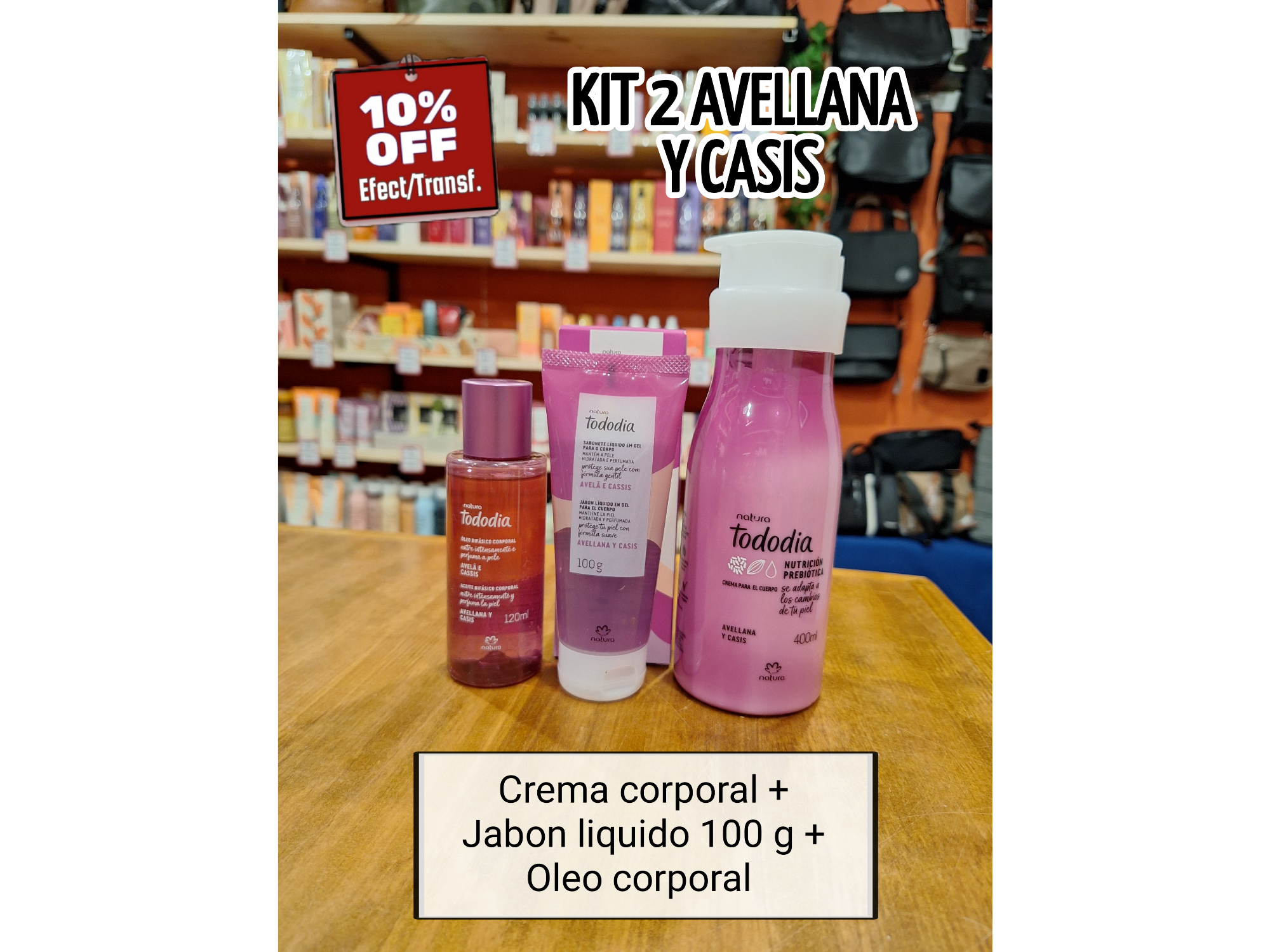 KIT 2 AVELLANA Y CASIS