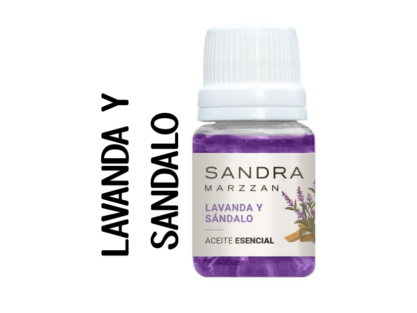 LAVANDA Y SANDALO -Aceite aromatico para hornito-12 ml