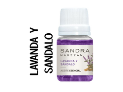 LAVANDA Y SANDALO -Aceite aromatico para hornito-12 ml
