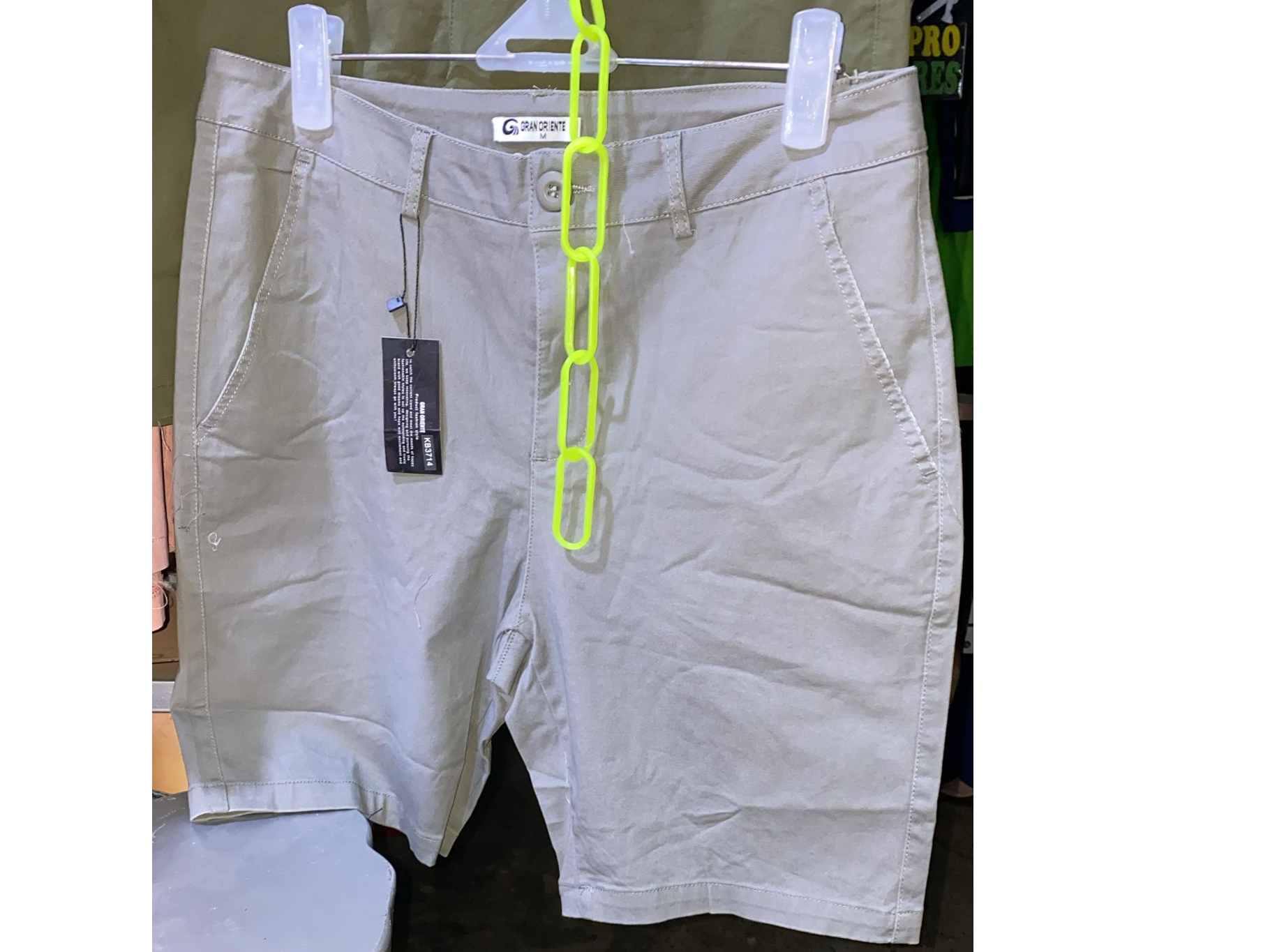 Bermudas de Gabardina