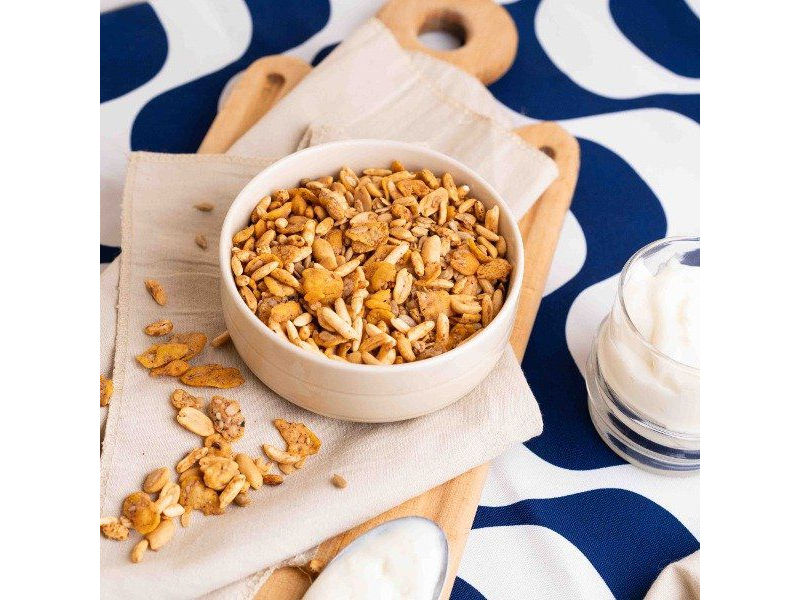 GRANOLA CON PASTA DE MANÍ