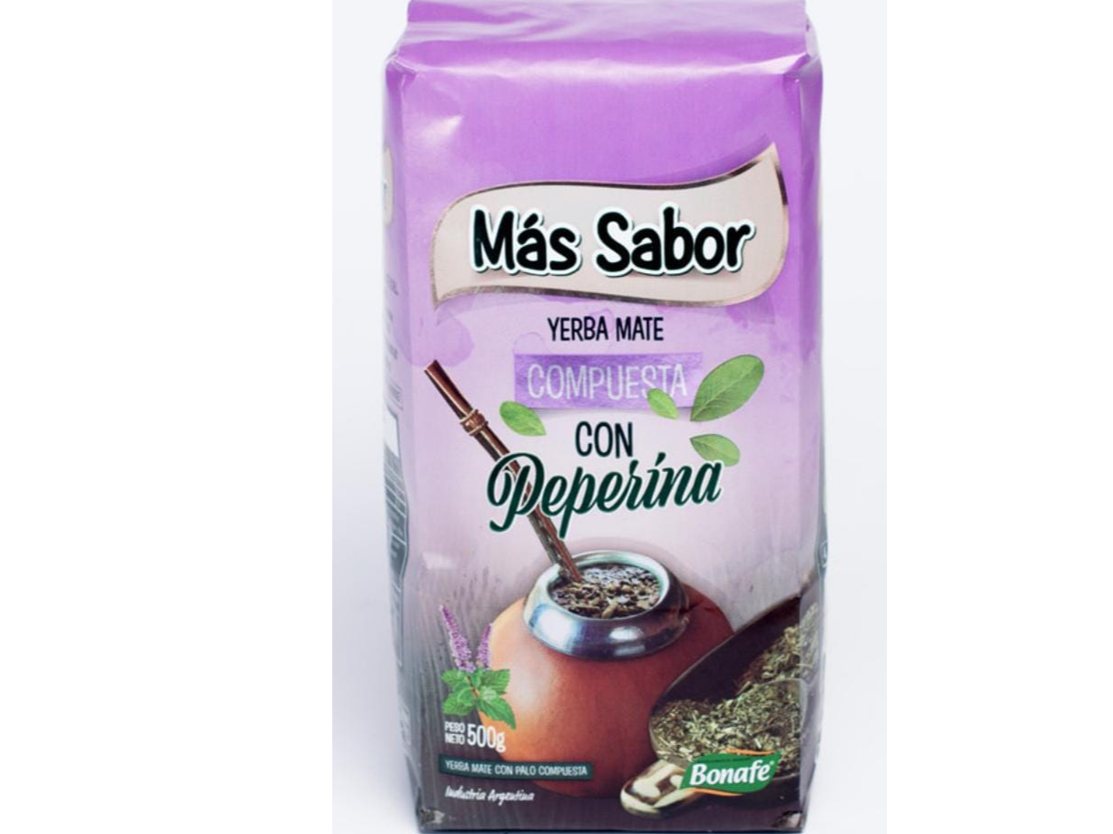 YERBA MÁS SABOR COMPUESTA CON PEPERINA