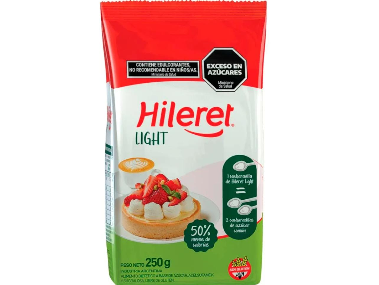 AZÚCAR REDUCIDA LIGHT HILERET 250 GR