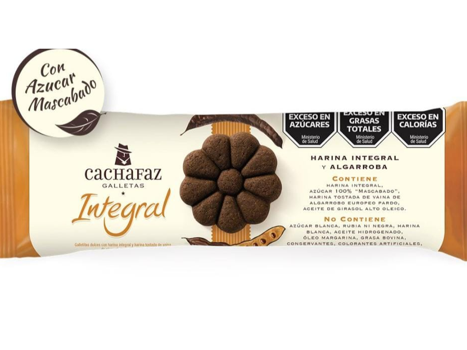 CACHAFAZ CON HARINA INTEGRAL Y ALGARROBA
