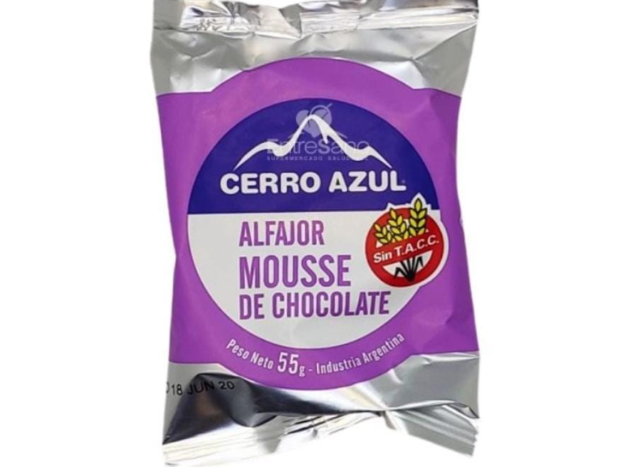 ALFAJOR CERRO AZUL SIN TACC