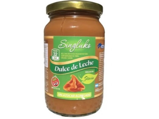 DULCE DE LECHE SIN AZÚCAR CON STEVIA SINGLUKO