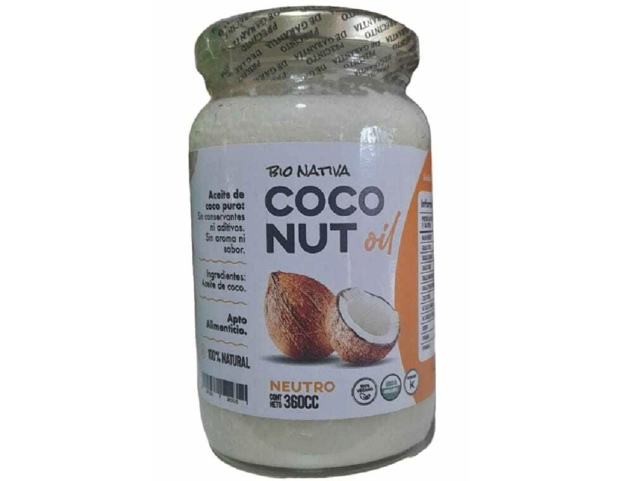 ACEITE DE COCO  NEUTRO BIONATIVA 360 CC
