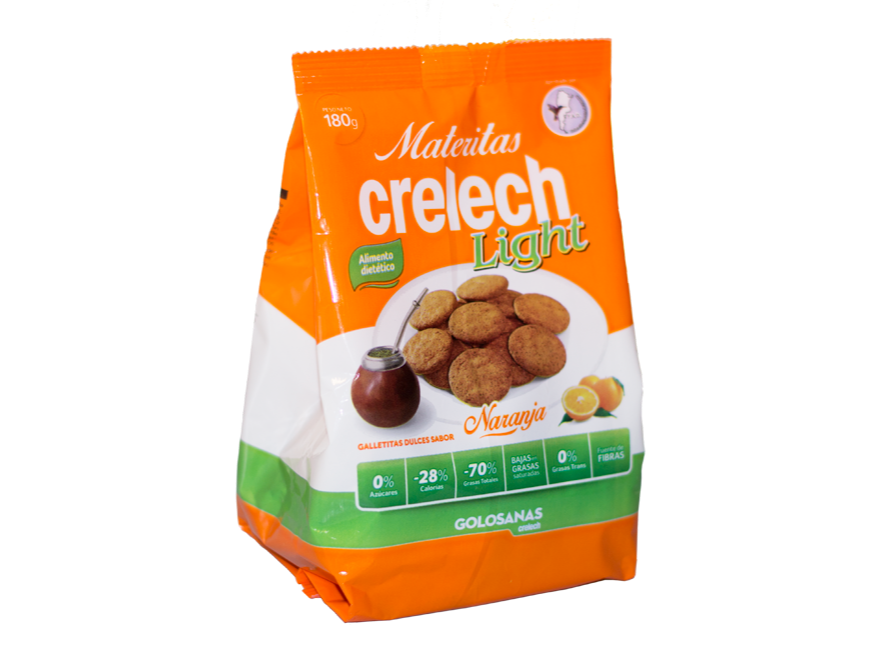 GALLETAS CRELECH LIGHT DE NARANJA