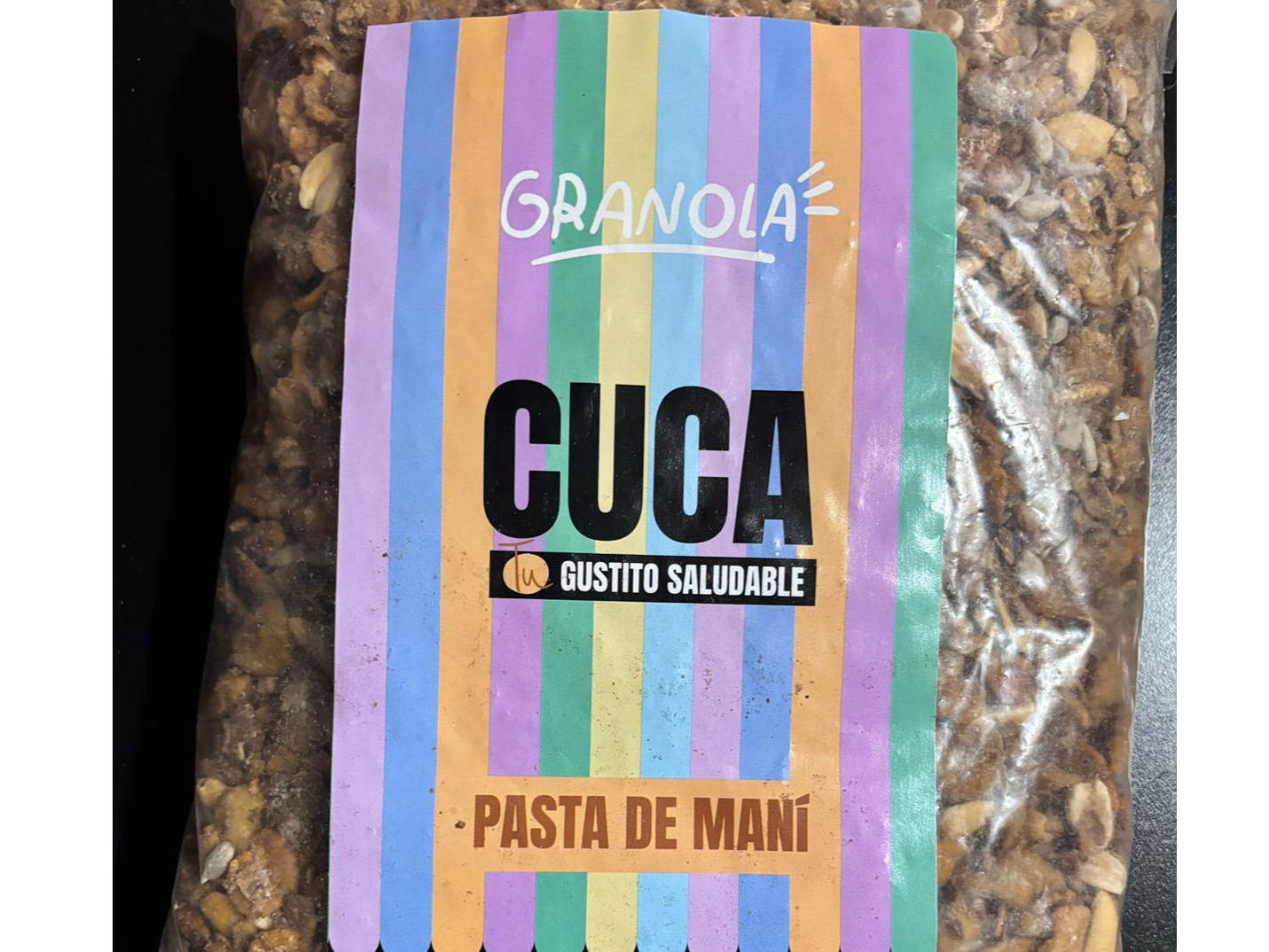 GRANOLA "CUCA" CON PASTA DE MANÍ