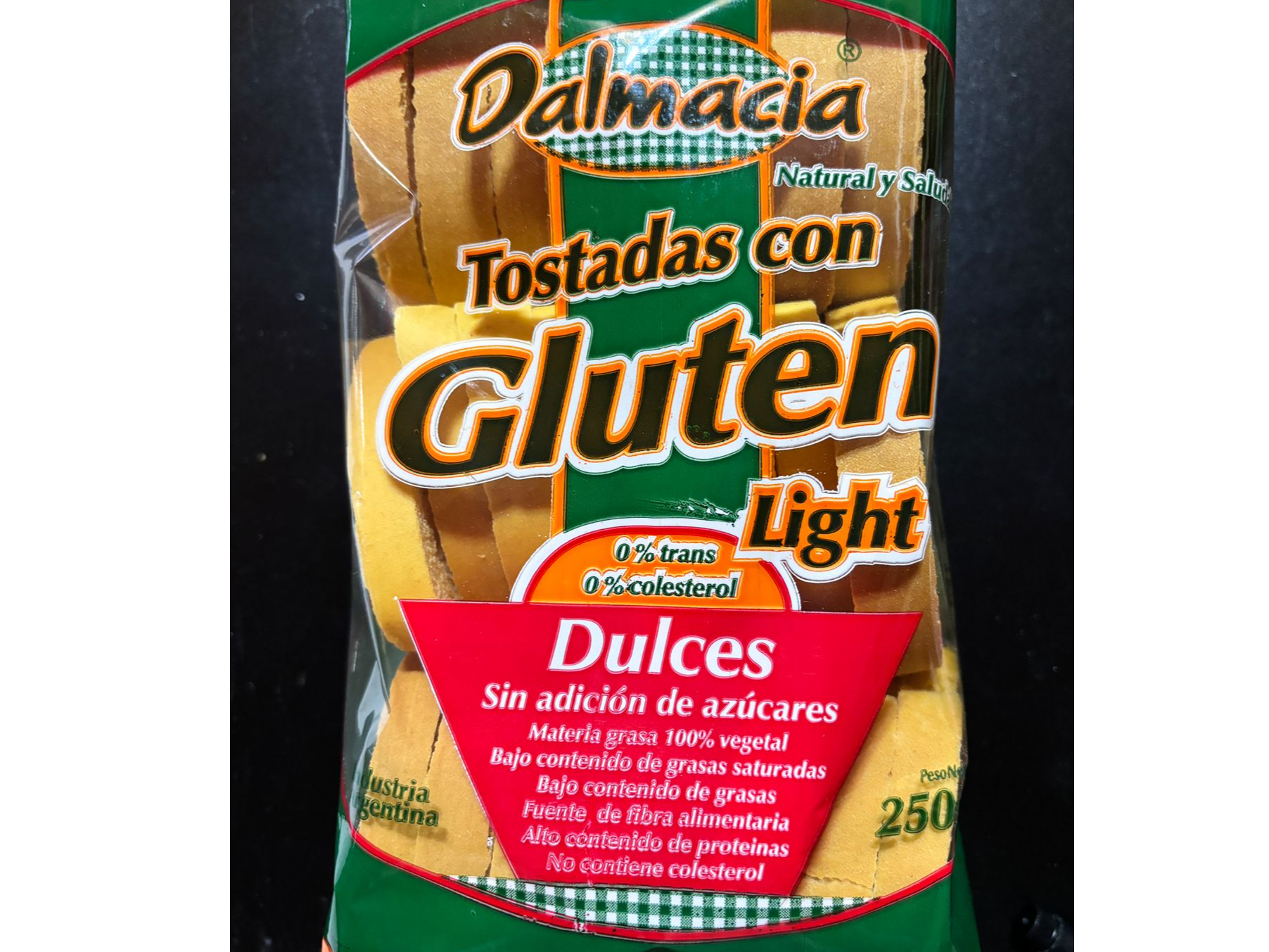 TOSTADAS DE GLUTEN DULCES