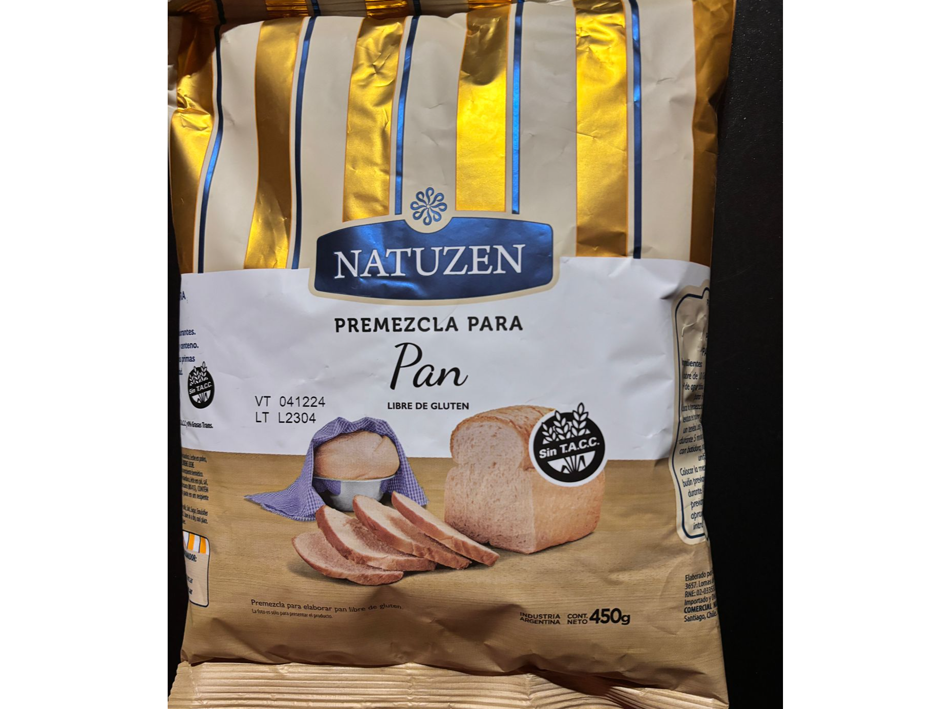 PREMEZCLA NATUZEN PARA PAN