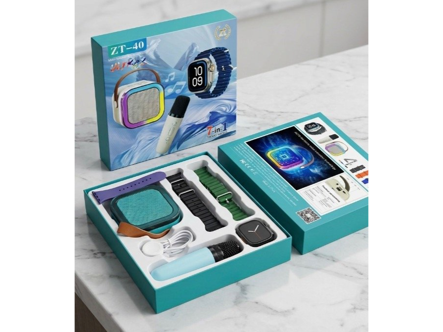 KIT RELOJ Y PARLANTE KARAOKE ZT-40