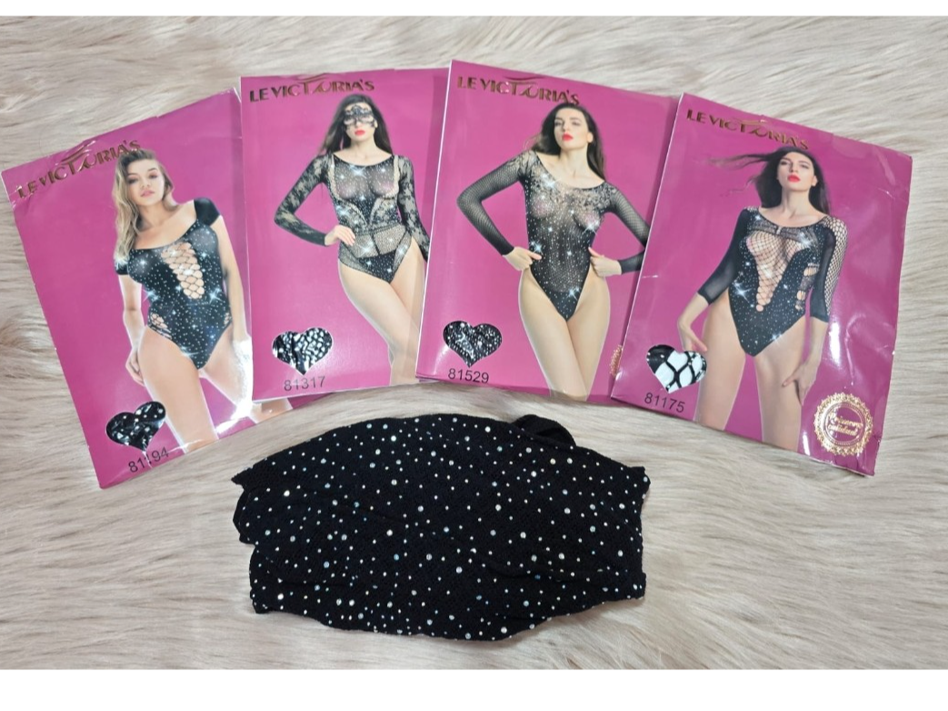 BODYS DE MICRORED CON STRASS-LE VICTORIAS