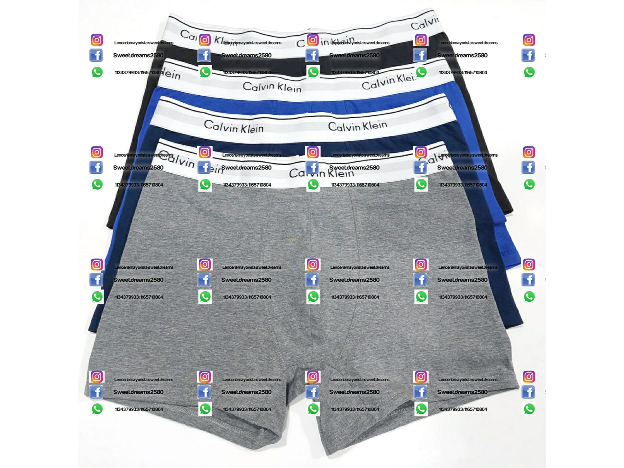 BOXER DE HOMBRE CON ELASTICO - C-K