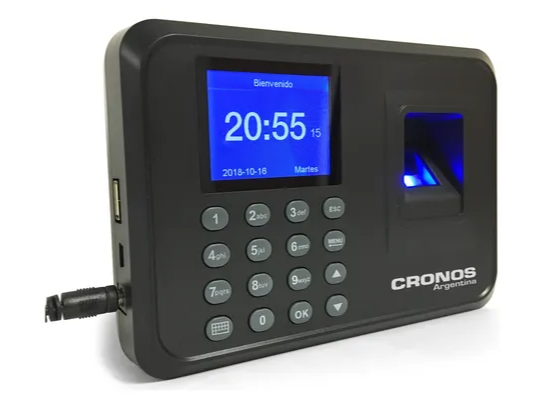 Reloj Cronos Biométrico Huella Control Horario Asistencia