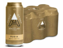 ANDES CERVEZA RUBIA PACK 6UN