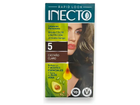 INECTO KIT TINTURA Nº 5 CASTAÑO CLARO